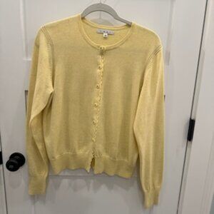 Summery Feminine Yellow Sweater, Size L